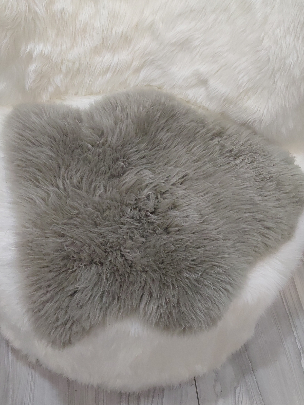 Soft Green Sheepskin Accent Rug